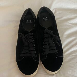 Marc Fisher Black Velvet women’s sneaker